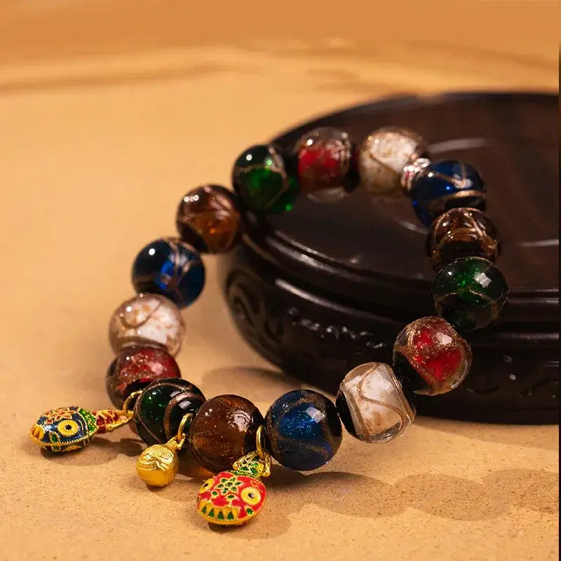 The five-colored crystal attracts the golden beast - Fengshui Luck Lab