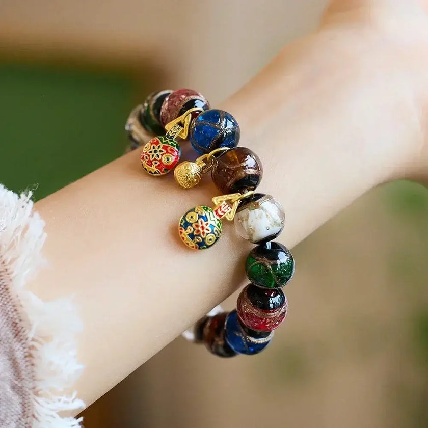 The five-colored crystal attracts the golden beast - Fengshui Luck Lab