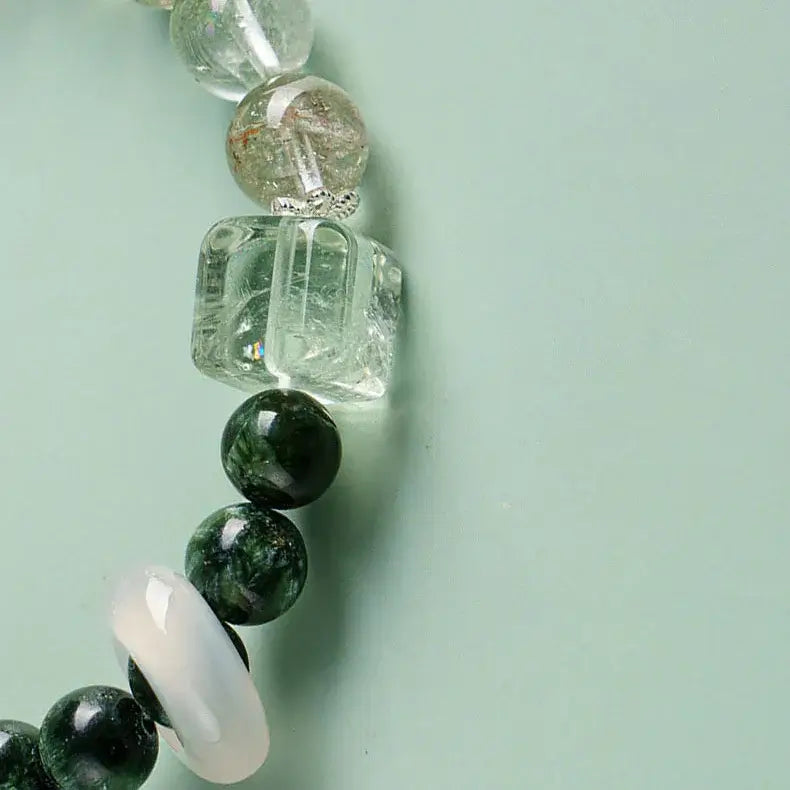Natural Green Crystal Bracelet (Health and Longevity) - Fengshui Luck Lab
