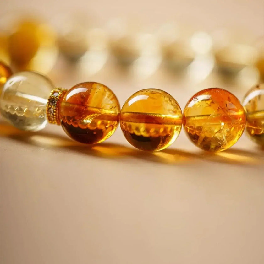 Natural Yellow Crystal Bracelet (Wealth and Luck) - Fengshui Luck Lab
