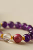 Nine Purple Fire Crystal Bracelet (20-year Good Fortune)