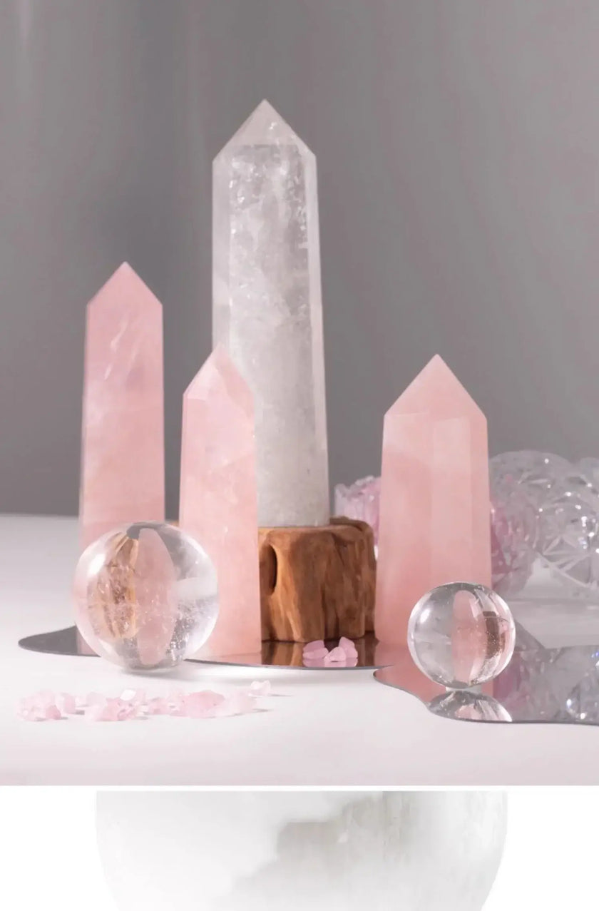 Natural Pink Crystal (Connects with Soulmate) - Fengshui Luck Lab