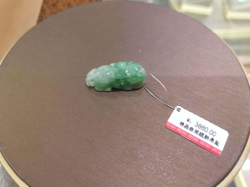Blessed Jade Pixiu Amulet Pendant - Fengshui Luck Lab
