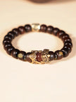 Lightning struck jujube wood bracelet