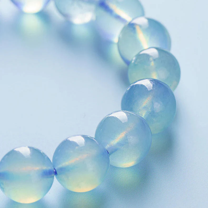 Natural Blue Crystal Bracelet (Love and Family)